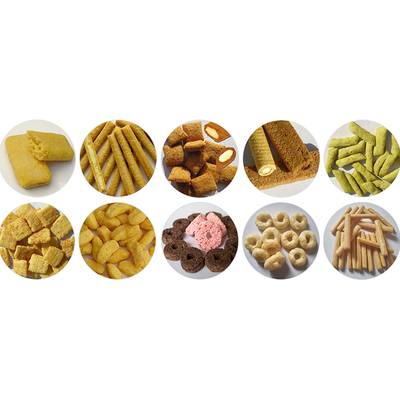 玉米棒膨化休閑食品與豆香酥鍋巴全自動生產線 現代食品工業(yè)的高效加工技術